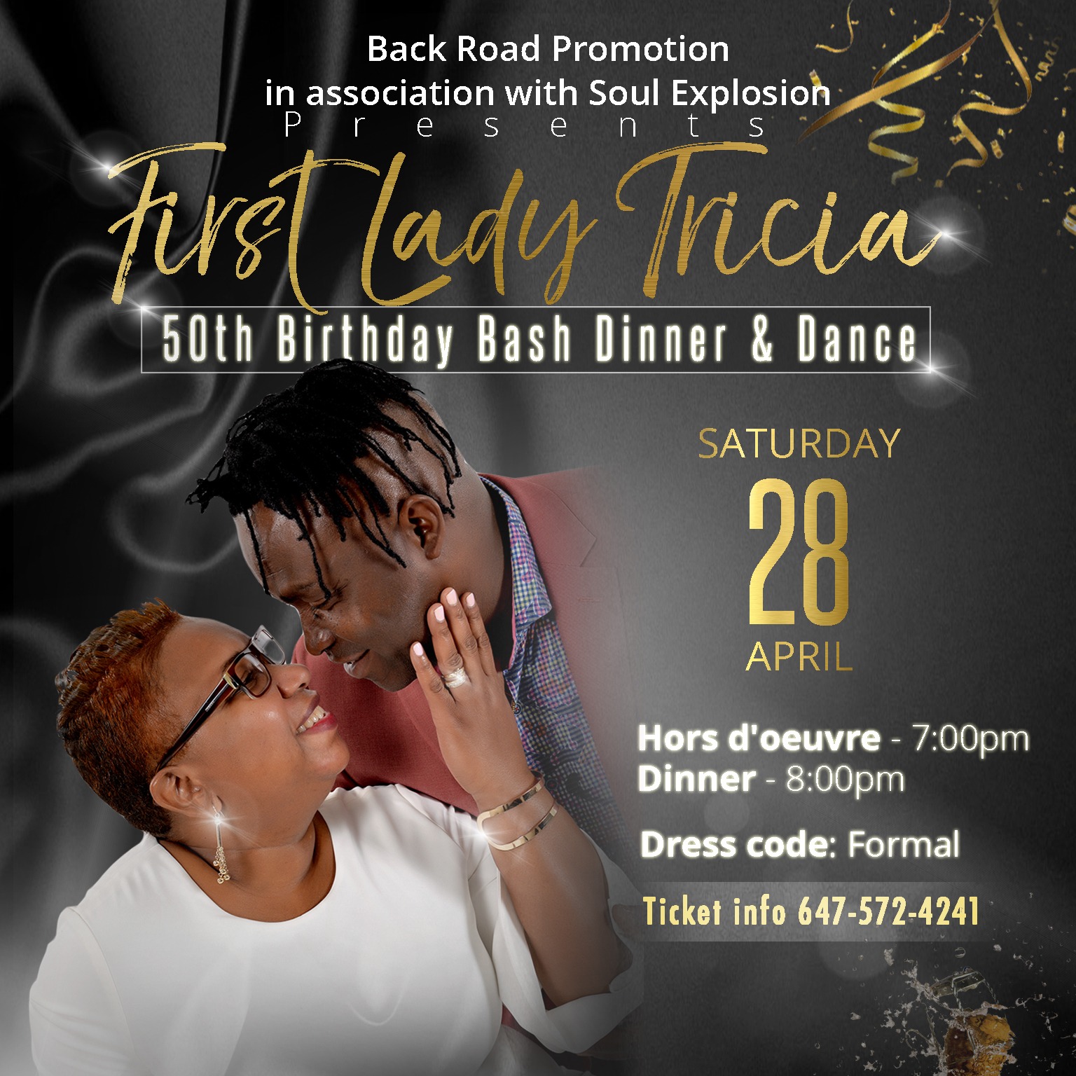 First Lady Tricia - 50th Birthday bash Dinner & Dance