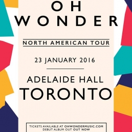 Oh Wonder North American Tour 