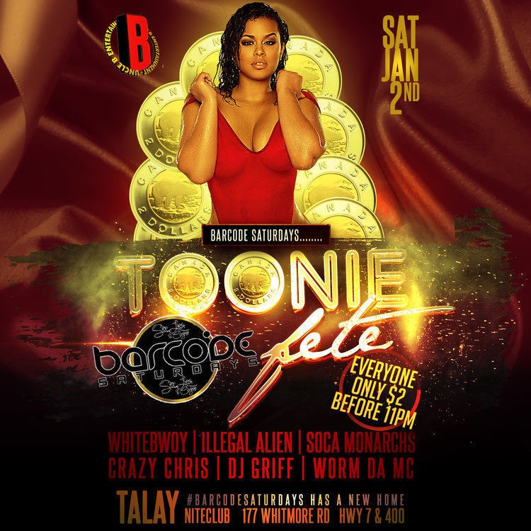 Barcode Saturdays - Toonie Fete