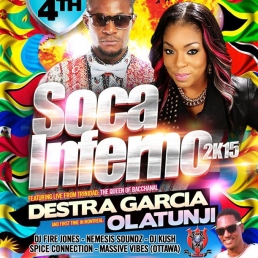 Soca Inferno 2k15 Feat Destra Garcia & Olatunji Live From Trinidad & Tobago 