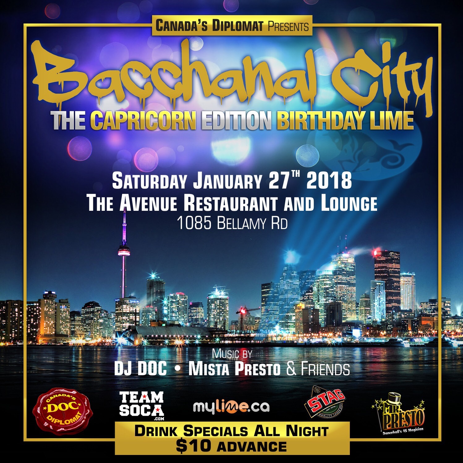 Bacchanal City  THE CAPRICORN EDITION