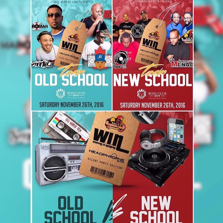 WIN FETE - OLD SCHOOL VS NEW SCHOOL - SILENT PARTY