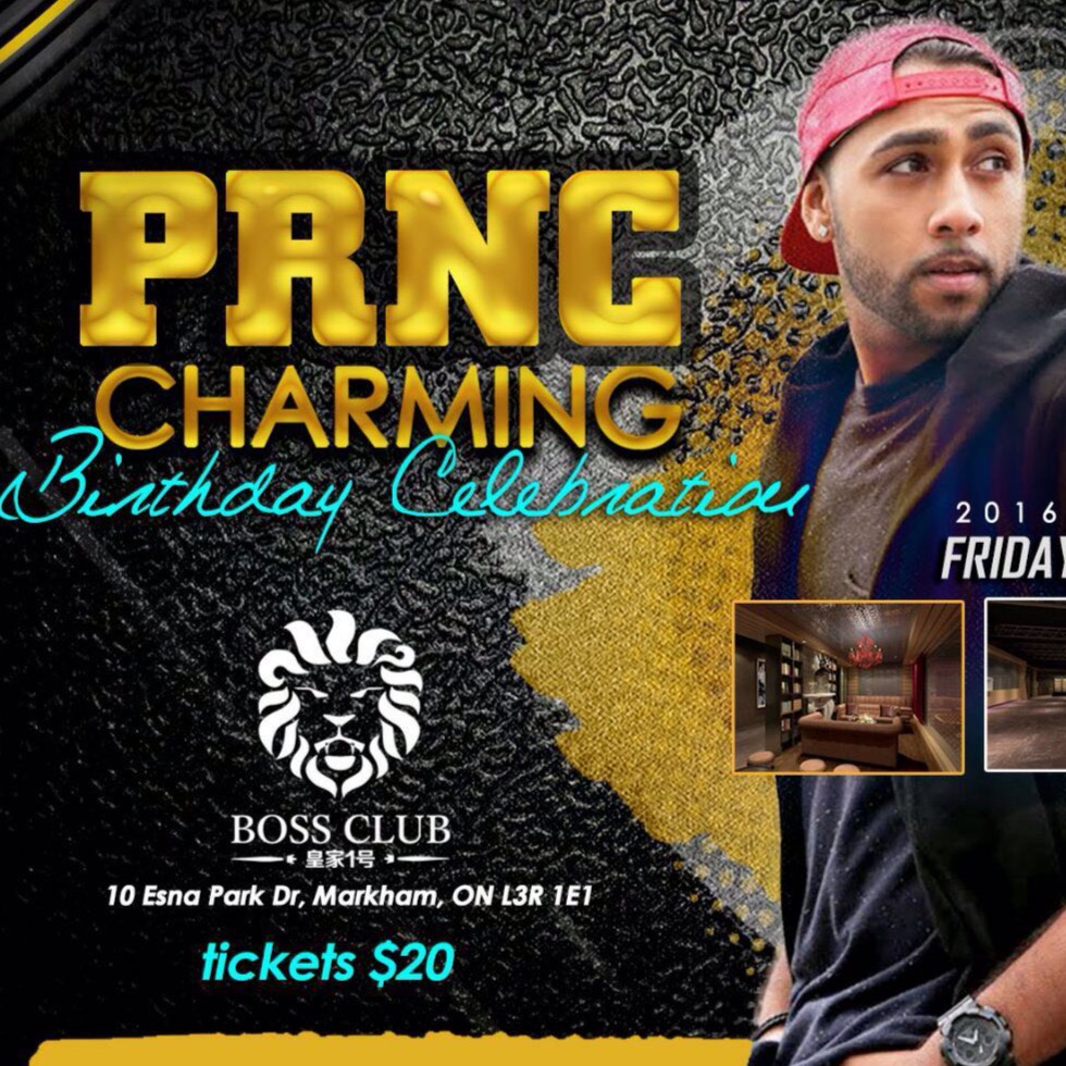 Prnc Charming's Official Birthday Bash