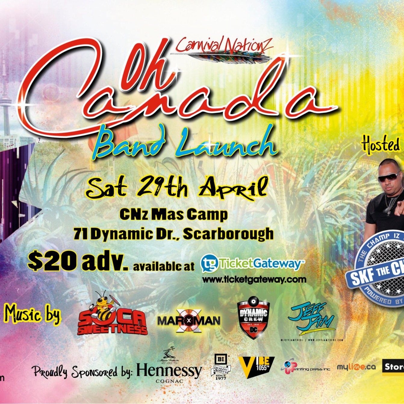 CARNIVAL NATIONZ BAND LAUNCH - OH CANADA