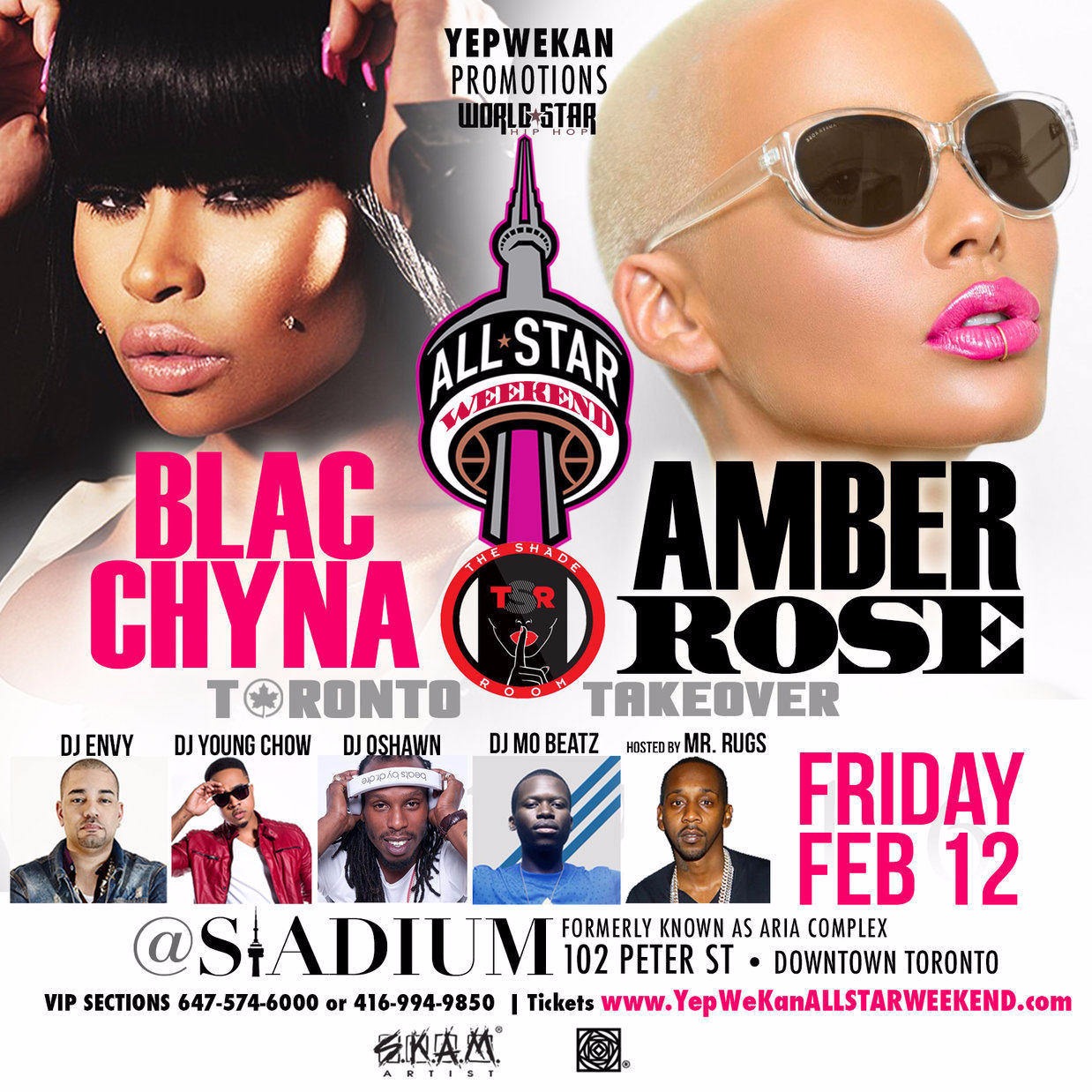NBA ALL-STAR WEEKEND TAKEOVER 2016 Ft. AMBER ROSE & BLAC CHYNA