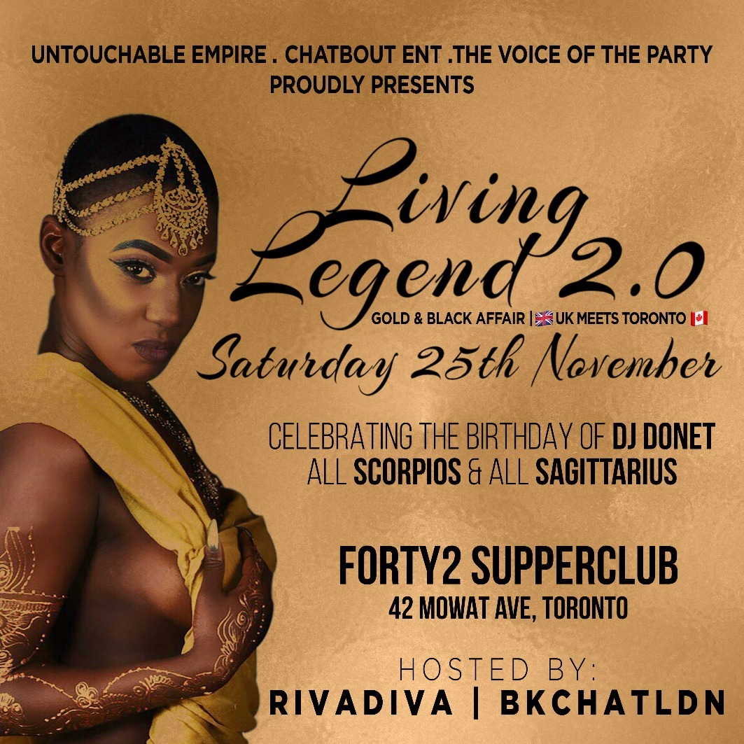 LIVING LEGEND 2.0 GOLD AND BLACK AFFAIR