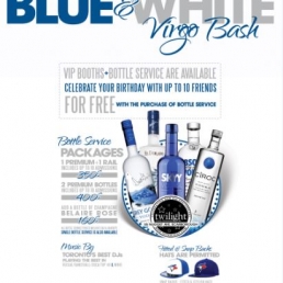 BLUE & WHITE VIRGO BASH
