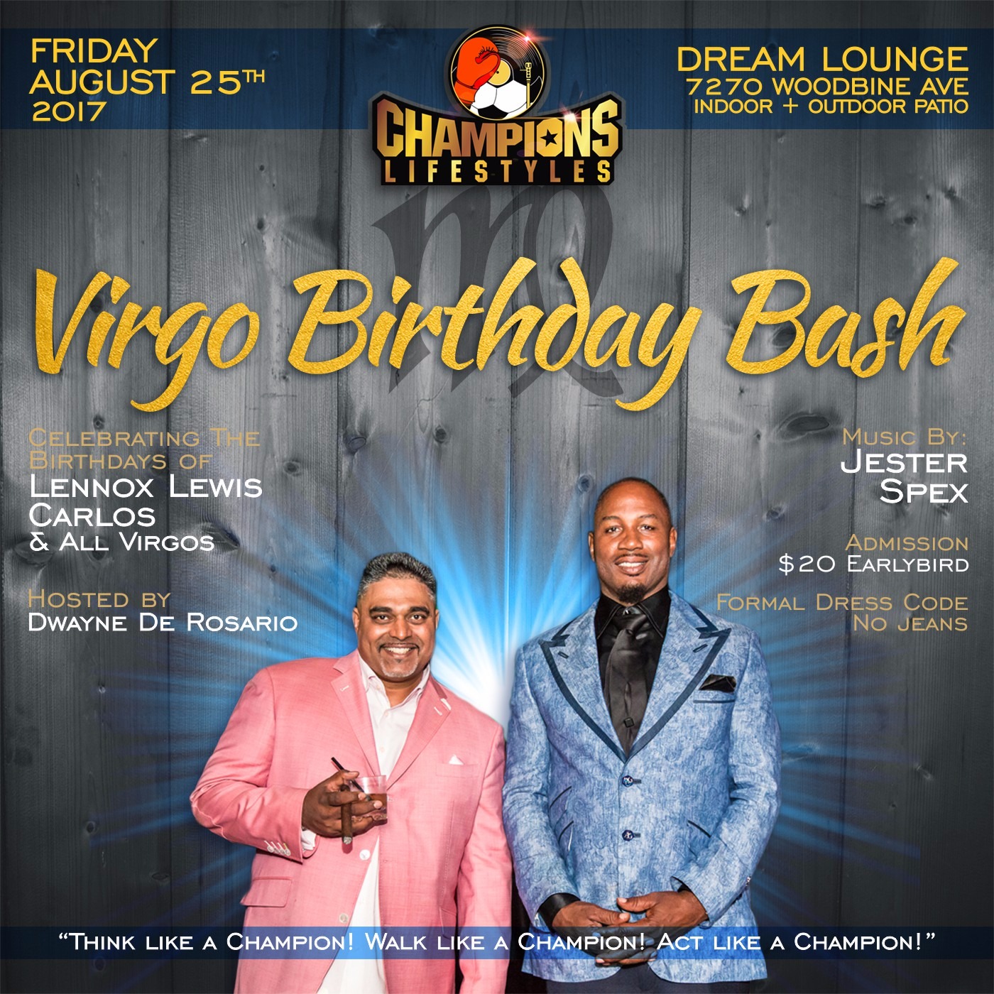 Virgo Birthday Bash | Hosted By: Dwayne De Rosario