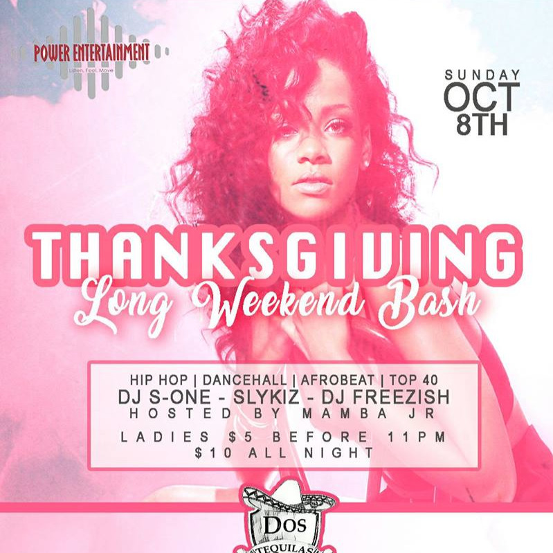 AFRICAN THANKSGIVING LONG WEEKEND BASH