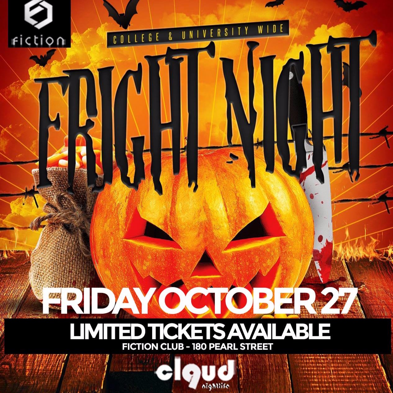 Fright Night 2017 @ Fiction // Fri Oct 27 | Toronto's Biggest Halloween Par