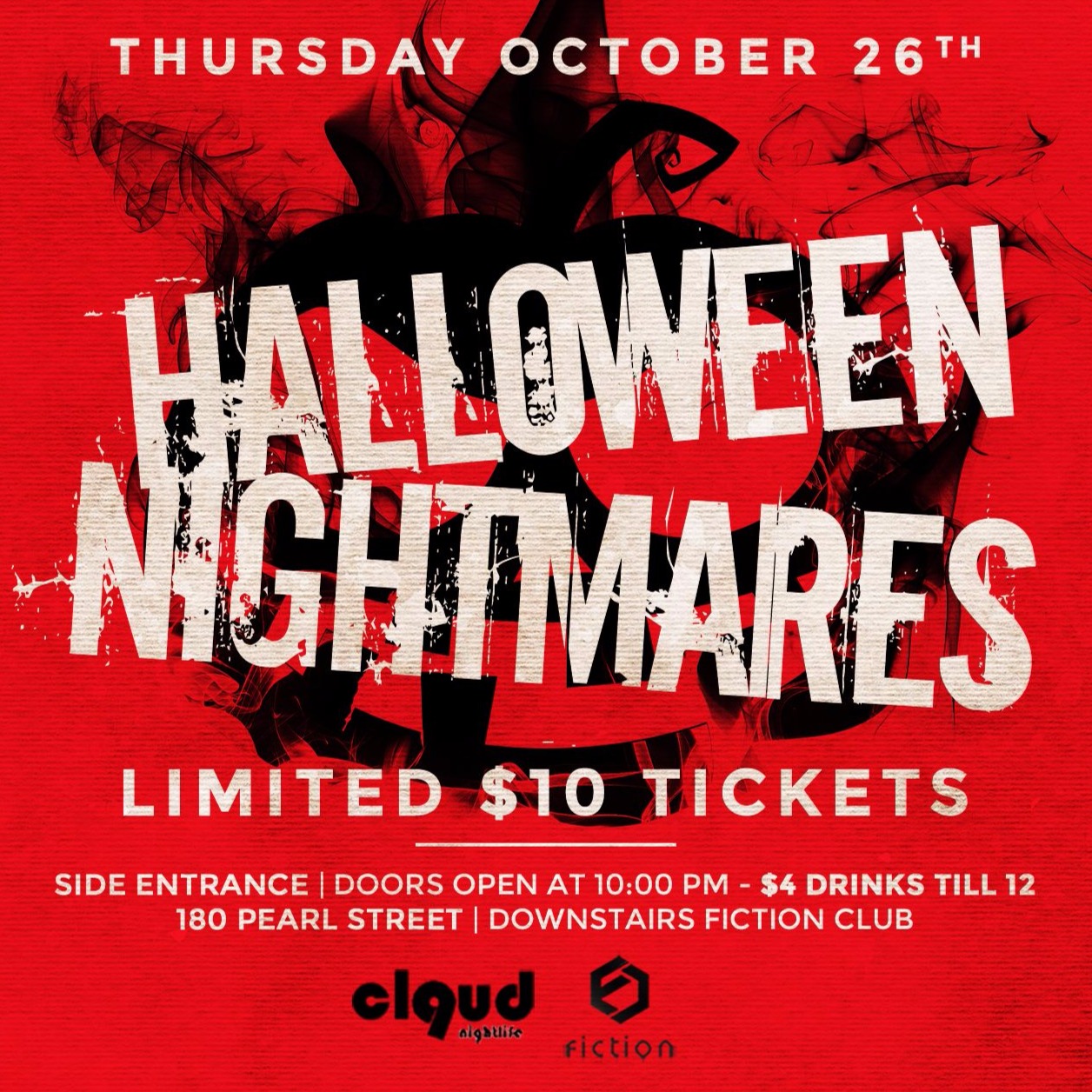 Halloween Nightmares @ Fiction  // Thurs Oct 26