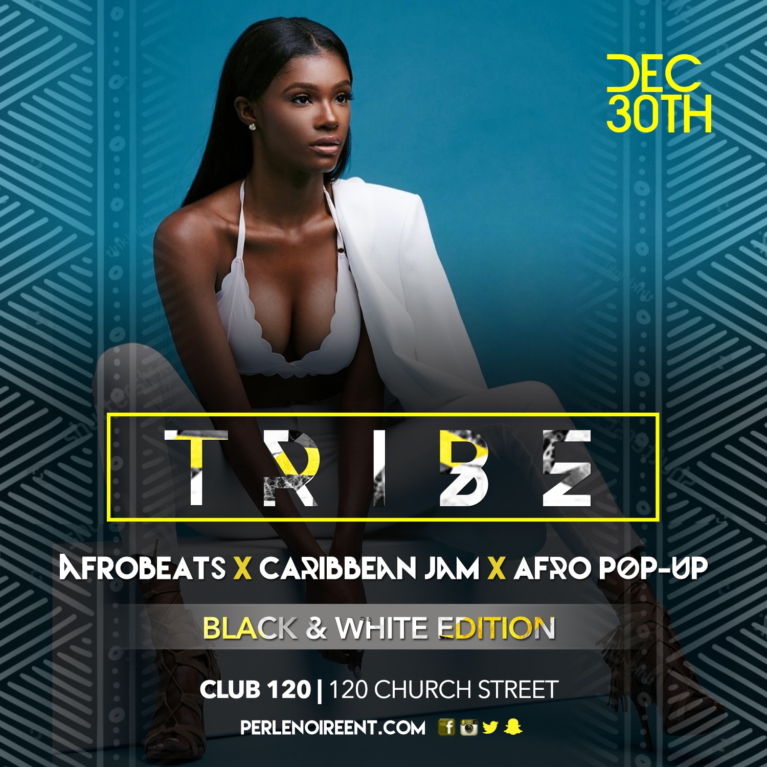 TRIBE B&W EDITION - NYE WARM UP