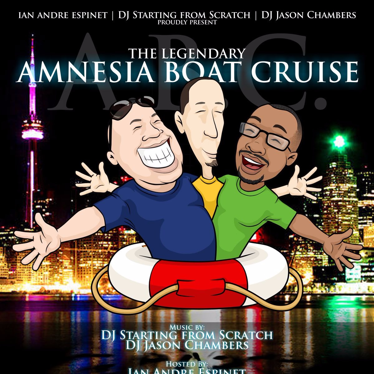 The Legendary ABC - Amnesia Boat Cruise