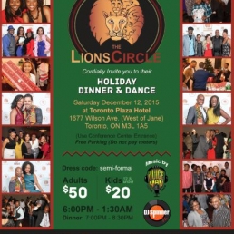 LIONS CIRCLE HOLIDAY DINNER AND DANCE