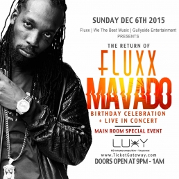 THE RETURN OF FLUXX | MAVADO LIVE IN CONCERT
