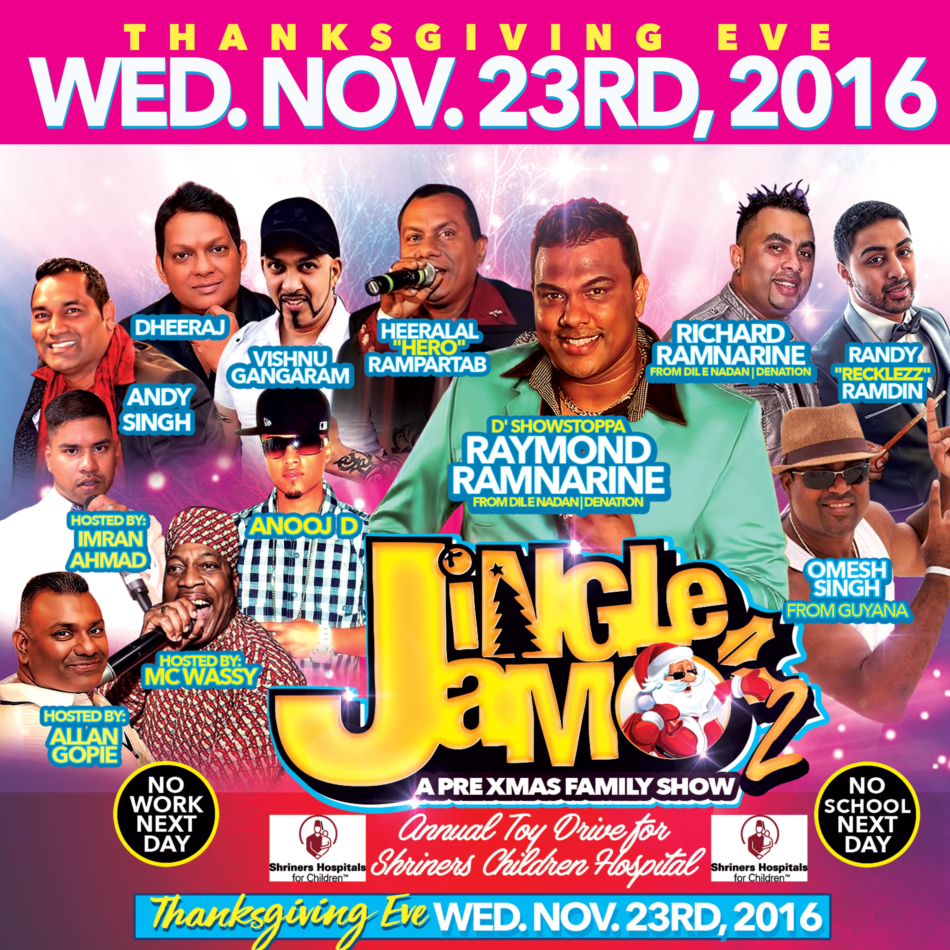 Jingle Jam 2 Hoilday Family Show & Toy Drive 