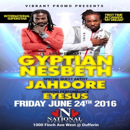 GYPTIAN NESBETH - LIVE IN CONCERT