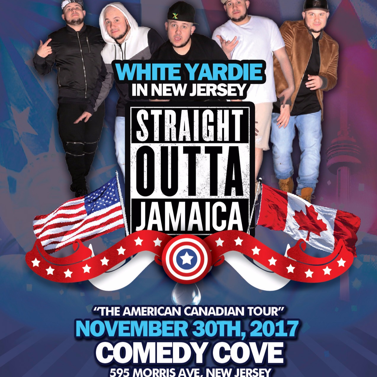 White Yardie & Juice Comedy Present Straight Outta Jamaica Tour - New Jersey 