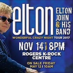 Elton John At Rogers K-rock Centre 