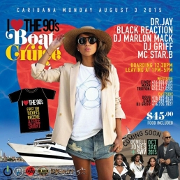 I LOVE THE 90'S BOAT CRUISE