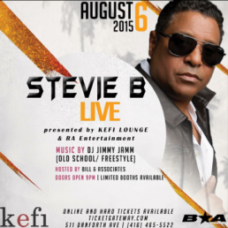 Stevie B LIVE IN CONCERT