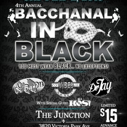 4th Annual Bacchanal In Black 