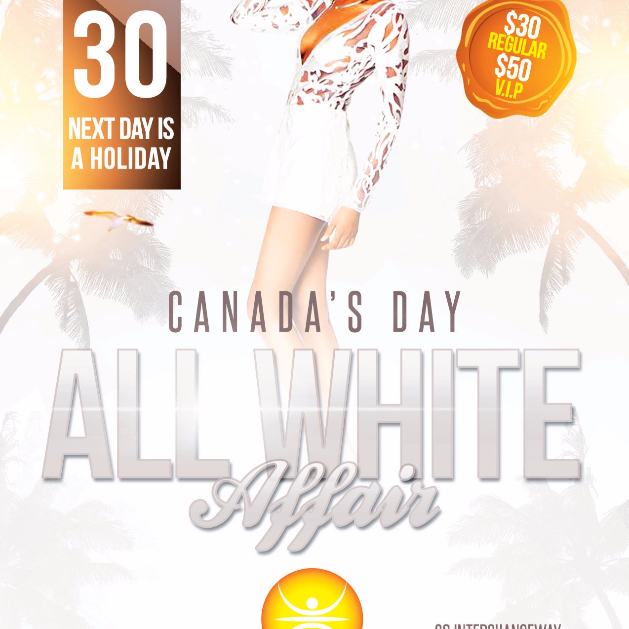 CANADA'S DAY ALL WHITE AFFAIR