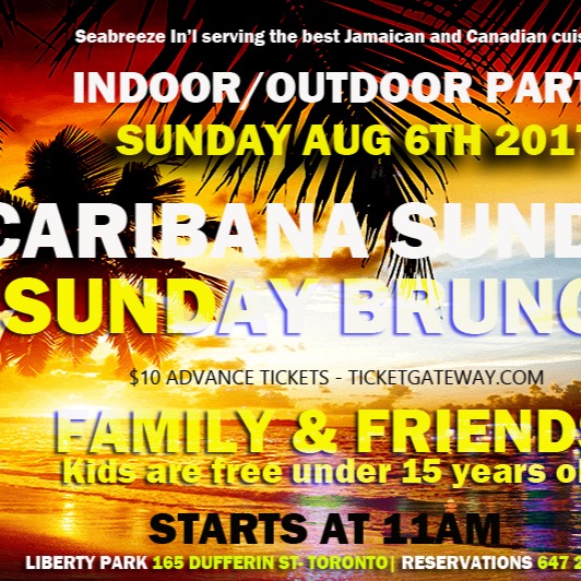 CARIBANA SUNDAY - SUNDAY BRUNCH PARTY