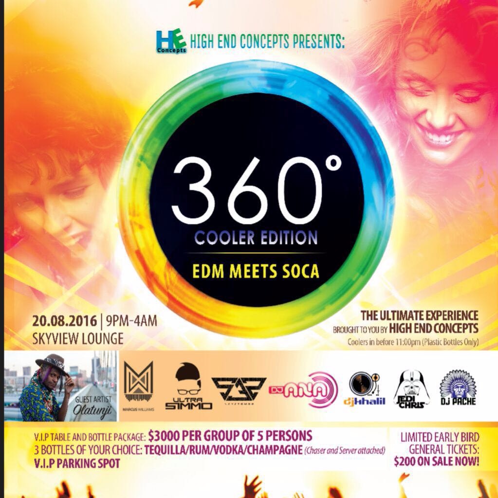 360 Degrees Edm Meets Soca 