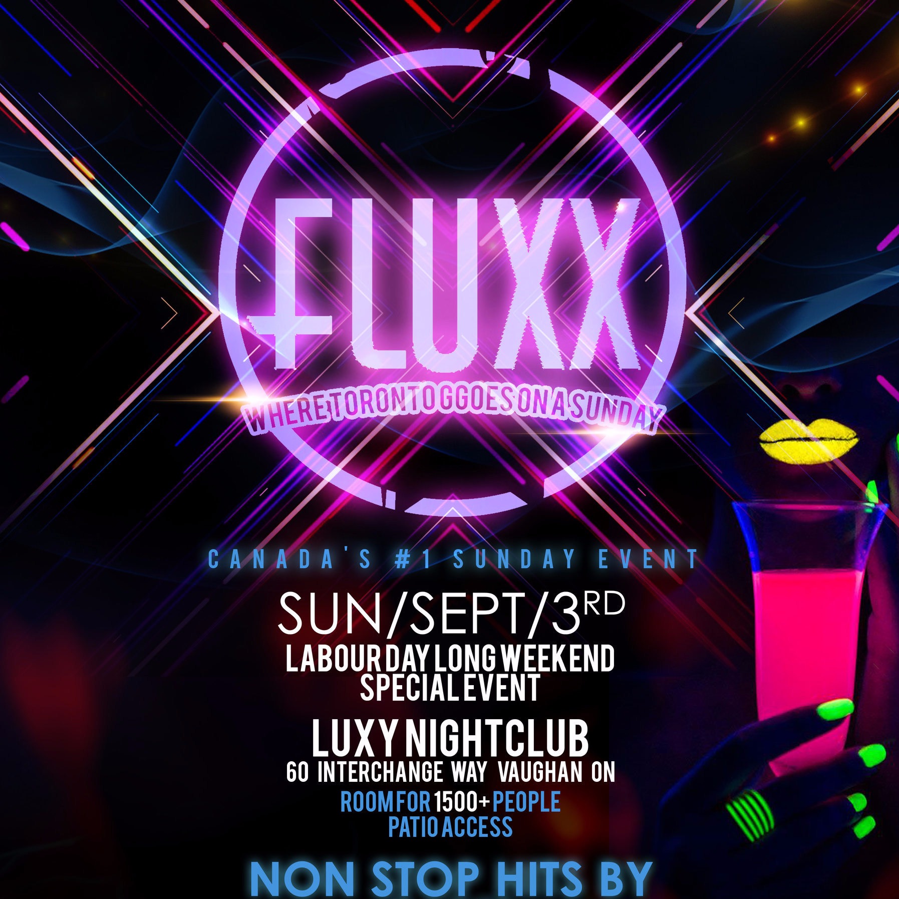 FLUXX CANADA's #1 Sunday Event