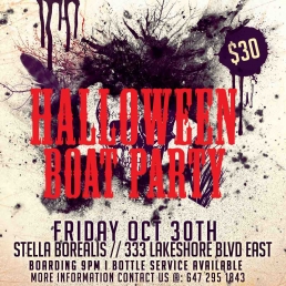 Halloween Boat Party @ Stella Borealis // Friday Oct 30