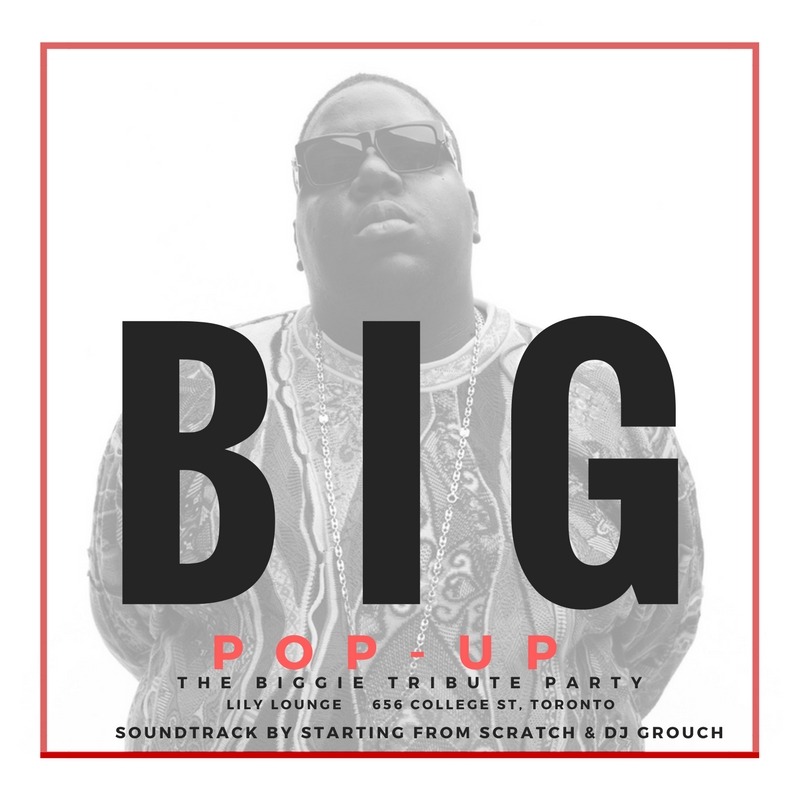 B.I.G. POP-UP      A TRIBUTE TO BIGGIE SMALLS