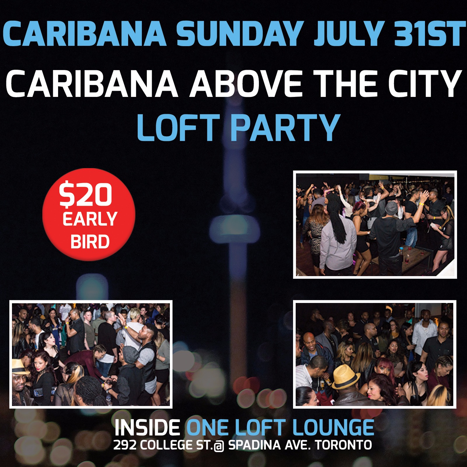 CARIBANA ABOVE THE CITY LOFT PARTY