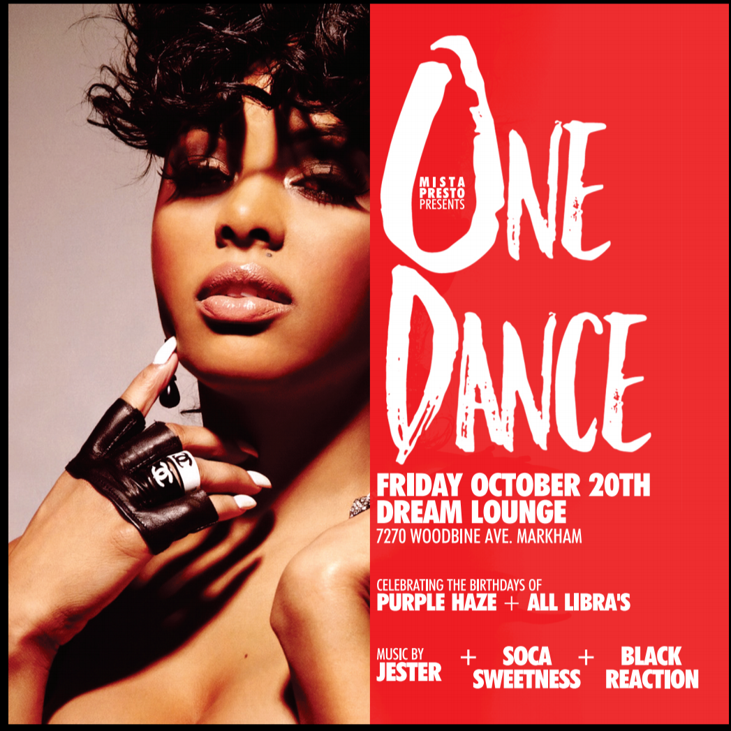 3 past MISTA PRESTO PRESENTS ONE DANCE