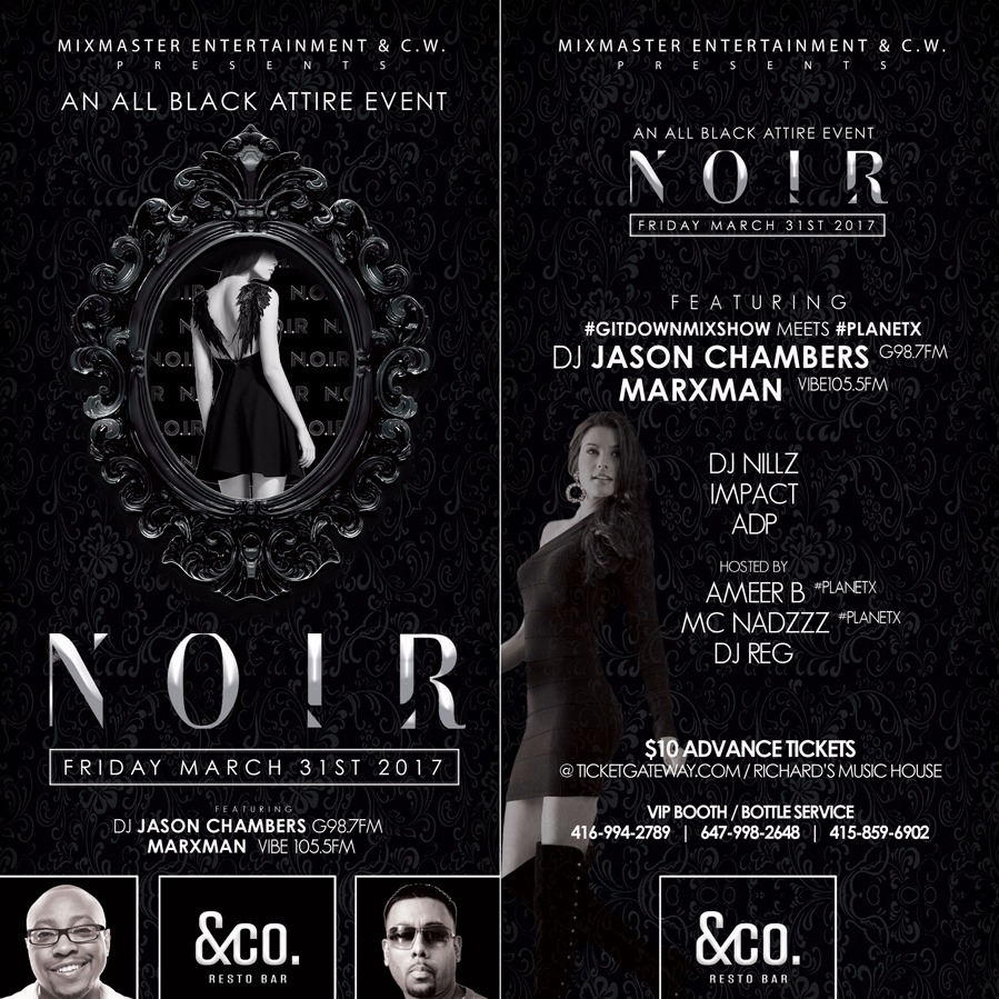 NOIR - AN ALL BLACK ATTIRE EVENT