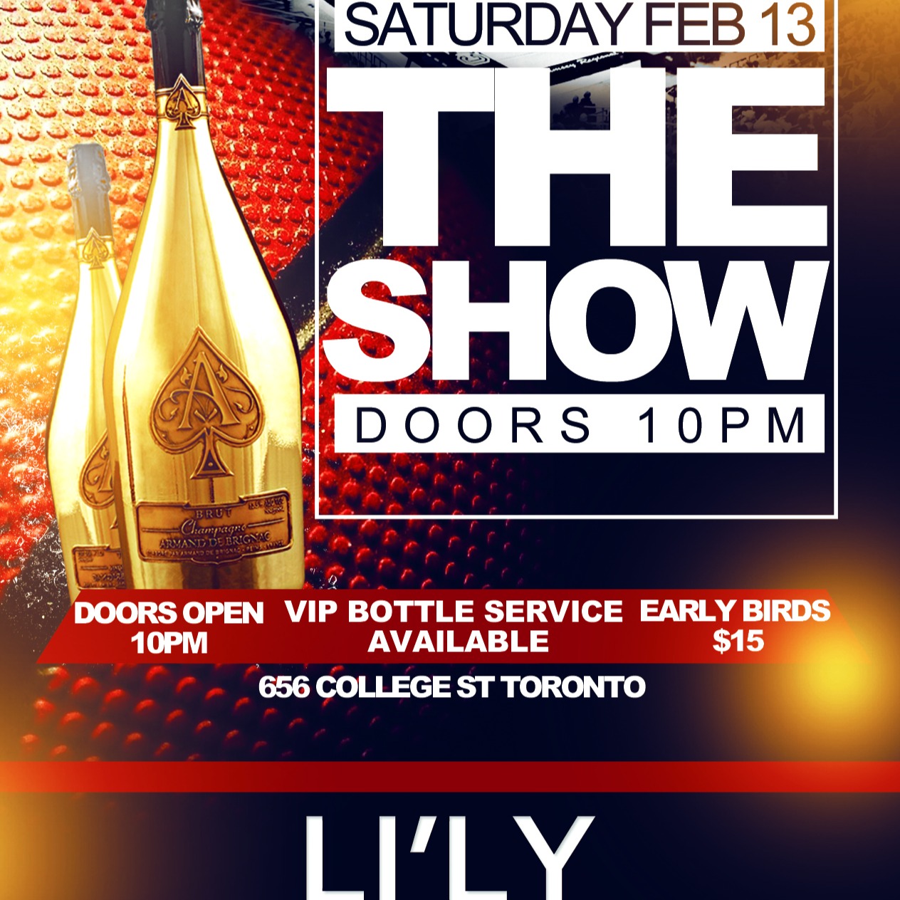 The Show @ Lily Lounge | Sat Feb 13 