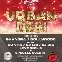  Urban Desi Christmas Special! Ft. ★bhangra / Bollywood Night★ 