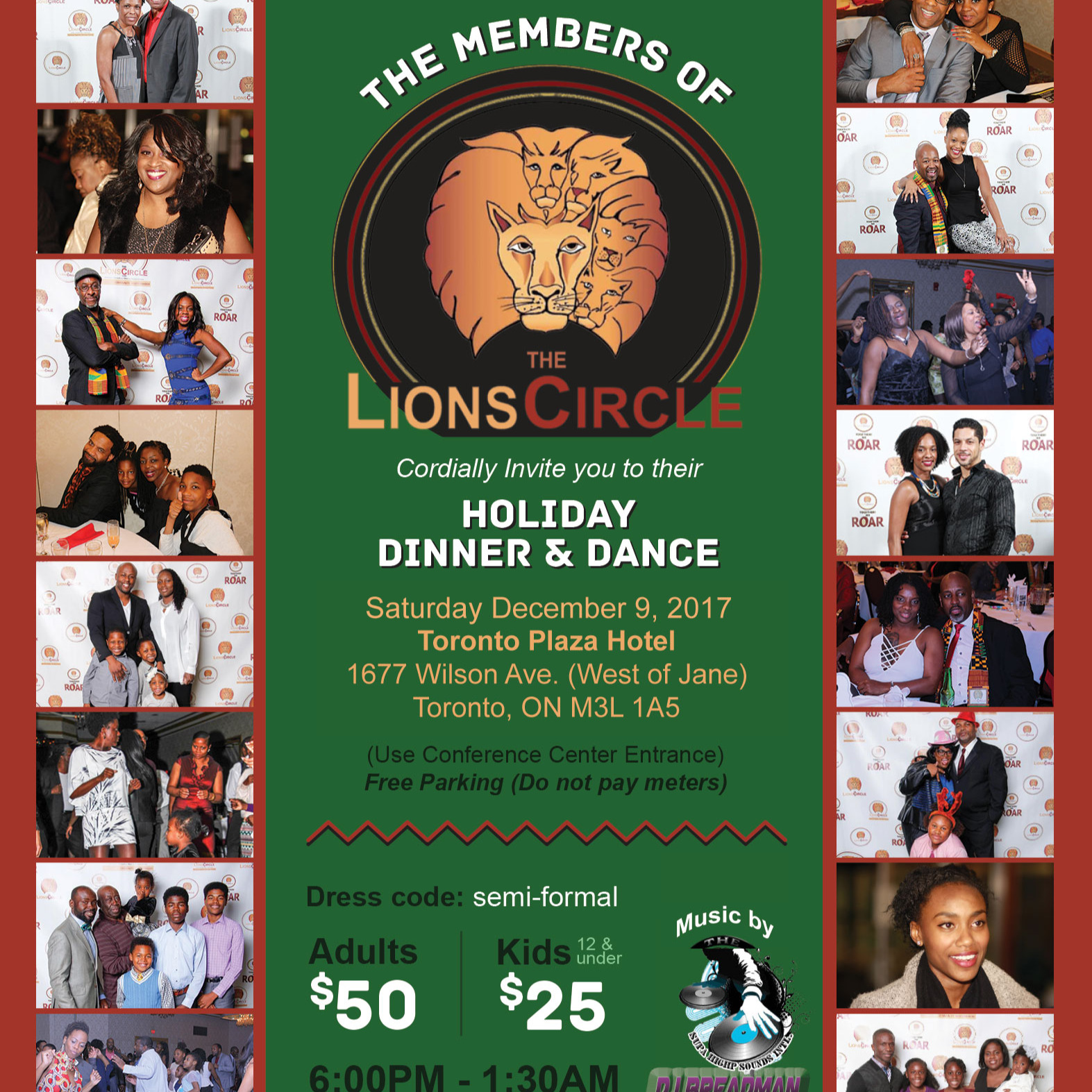 2017 LIONS CIRCLE HOLIDAY DINNER AND DANCE