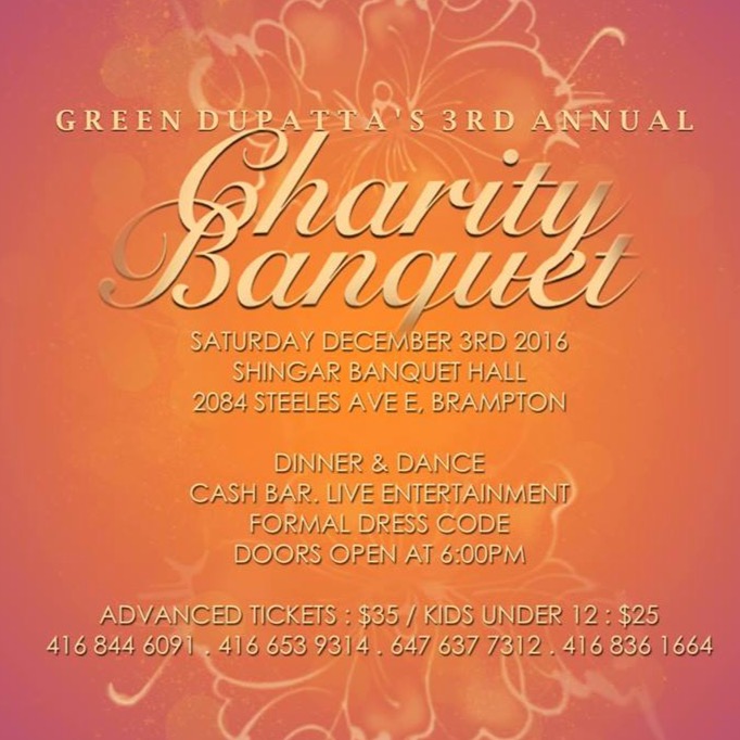 Green Dupatta's 3rd Annual Charity Banquet