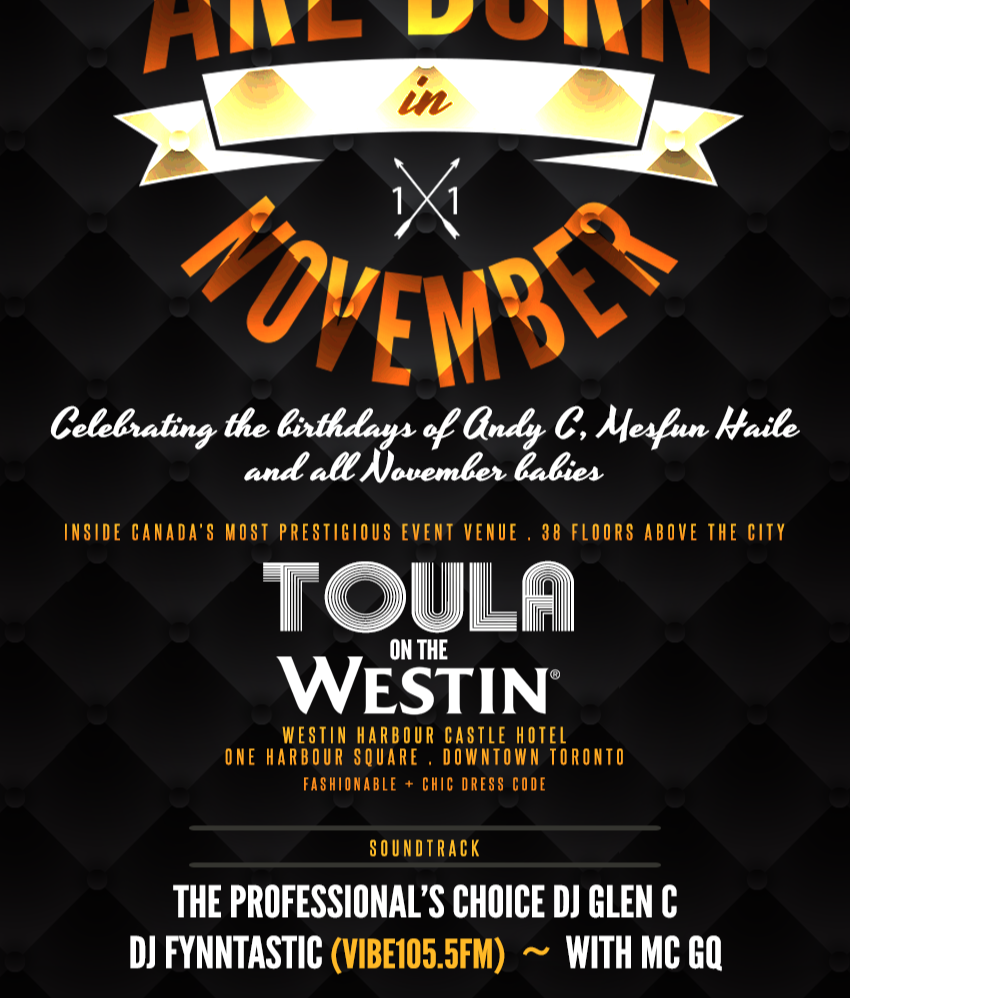 Legends Are Born In November