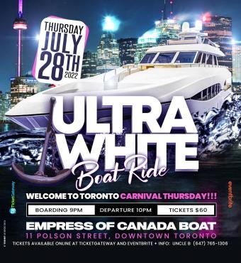 Ultra White Boat Ride 