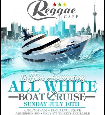 All White Boat Cruise: 18 Year Anniversary 