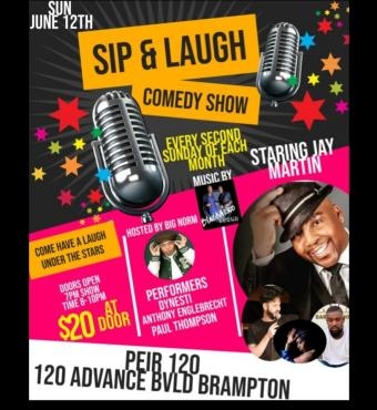 SIP AND LAUGH UNDER THE STARS STARING JAY MARTIN 