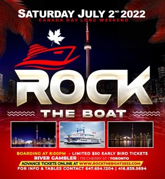 Rock The Boat Canada Day Boat Cruise 