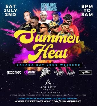 Summer Heat - Free Before Midnight With Complimentary Ticket Download 
