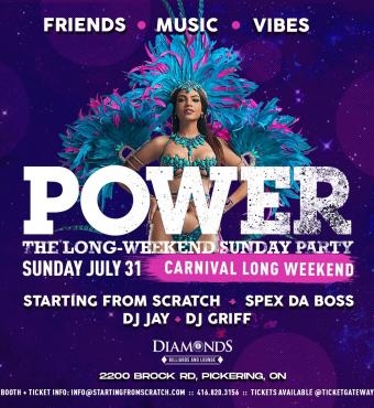 Power Carnival Edition - Durhams Official Long Weekend Party - Sunday July 31 