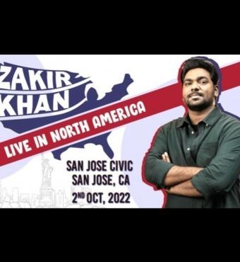 Zakir Khan Stand-up Comedy Live In Bay Area at San Jose Civic, San Jose, CA 