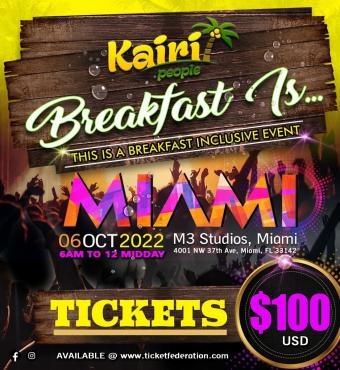 Kairi People - Breakfast Is.. Miami 