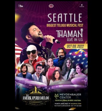 Thaman Live Concert in Seattle 
