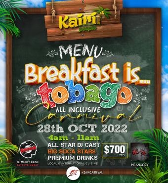 Kairi Breakfast is Tobago 